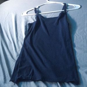Dark blue tank top